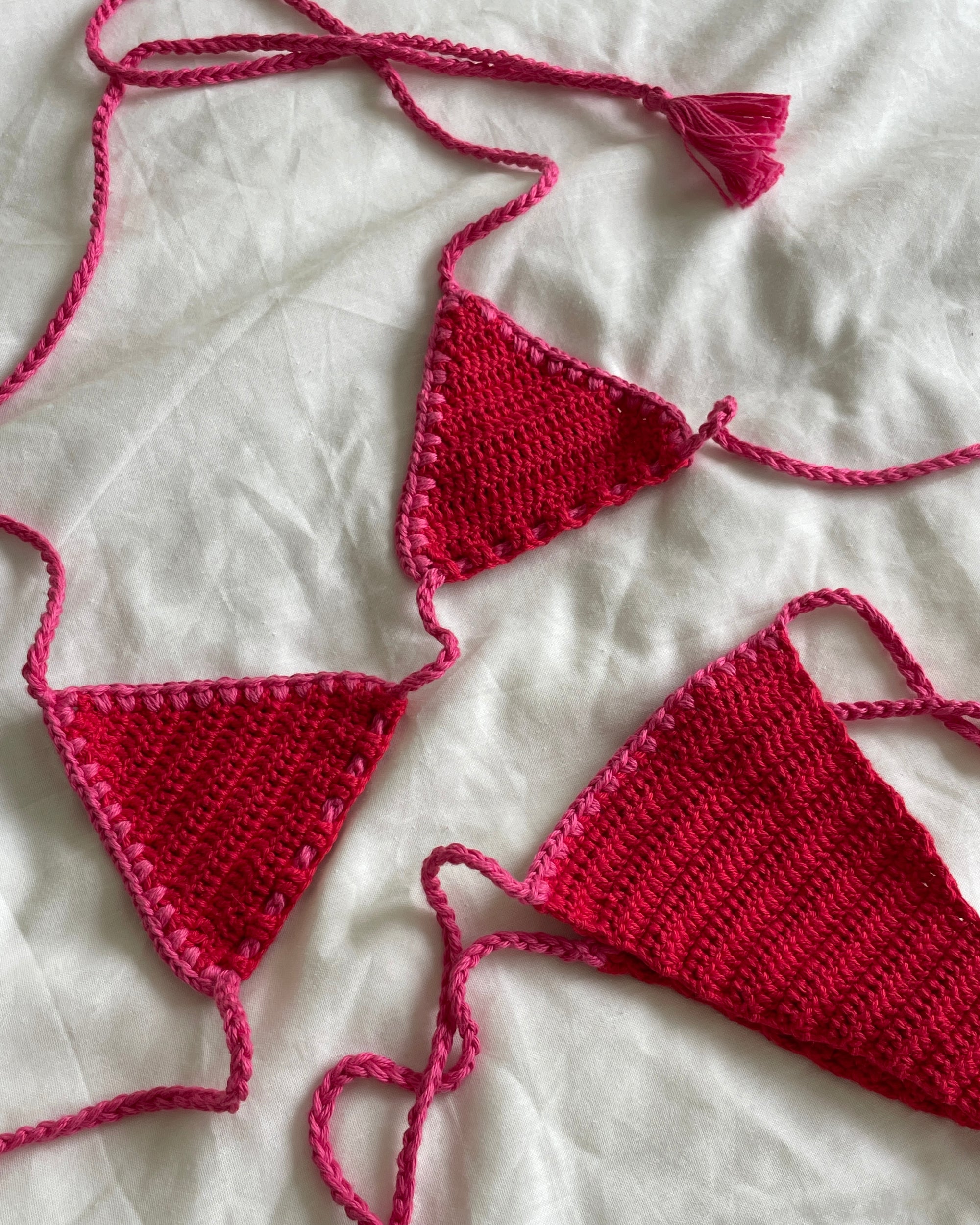 LAYIA CROCHET BIKINI BOTTOMS - SANGRIA
